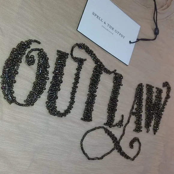 Outlaw Sloppy Joe Sweater Honey S Spell Designs Pullover Tee - Picture 15 of 16